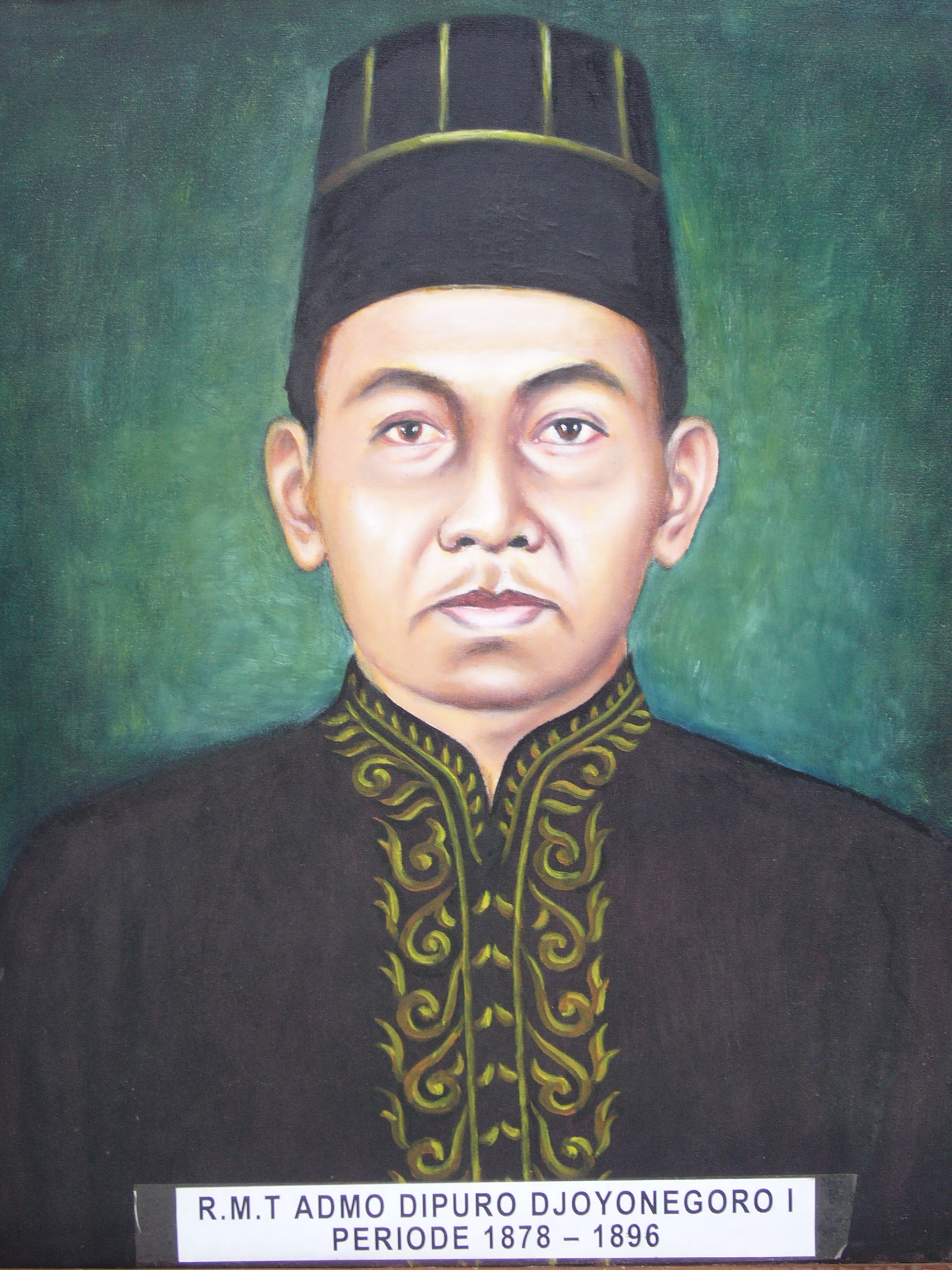 9. R. M. Amo Dipuro Djoyonegoro I 1878-1896